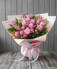 Букет Розовый кустик в Ишне