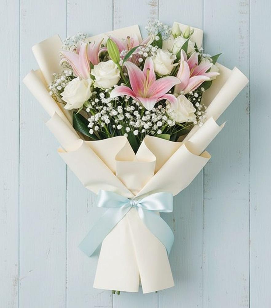 Букет цветов из: Лилии в Ишне