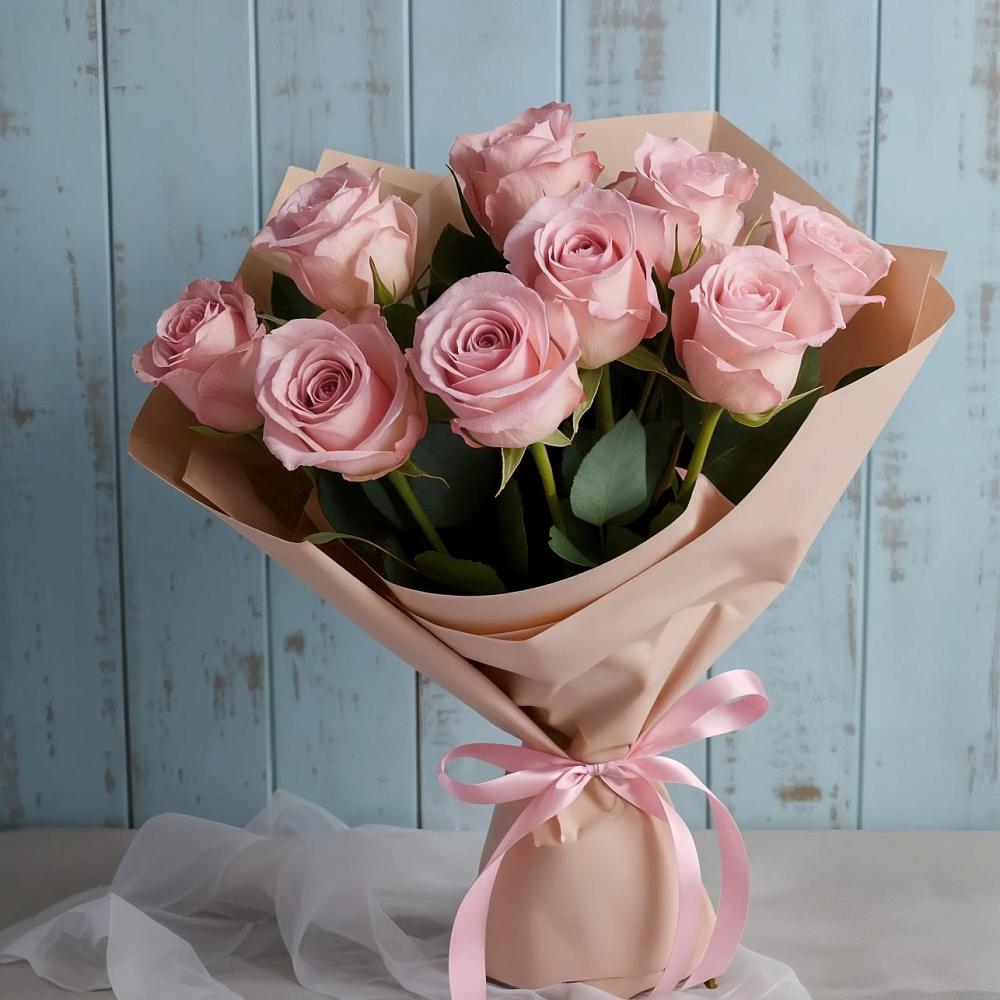 Букет цветов из: Розы в Ишне