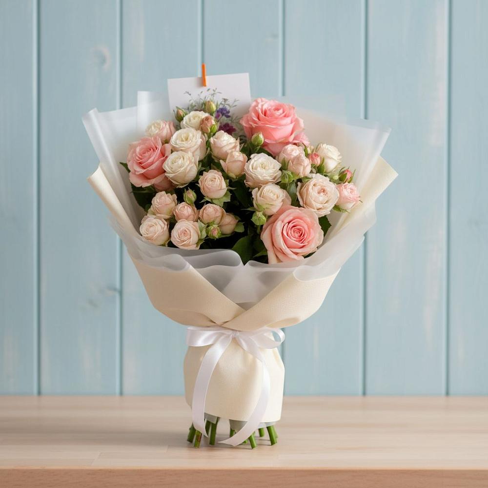 Букет цветов из: Розы в Ишне