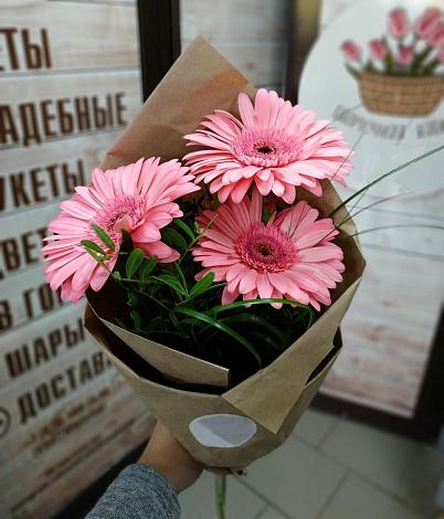 Букет цветов из: Герберы в Ишне