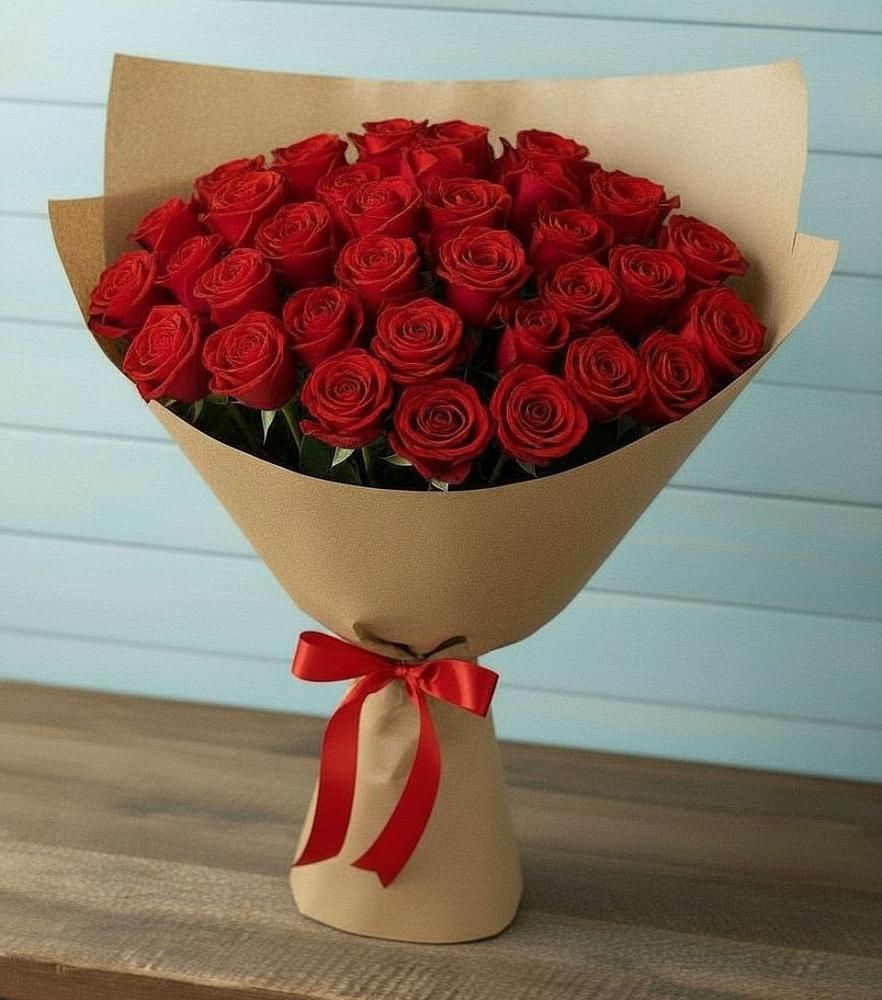 Букет Красные розы Милано в Ишне