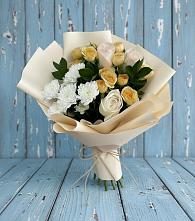 Букет цветов из:  Розы и Хризантемы #REPLACE_PRED# Ишне