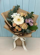 Букет цветов из:  Герберы и Хризантемы в Ишне