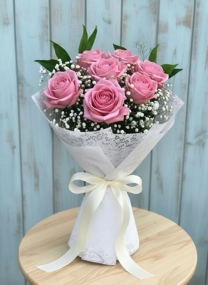 Букет цветов из: Розы в Ишне