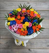 Букет цветов из:  Розы и Хризантемы в Ишне