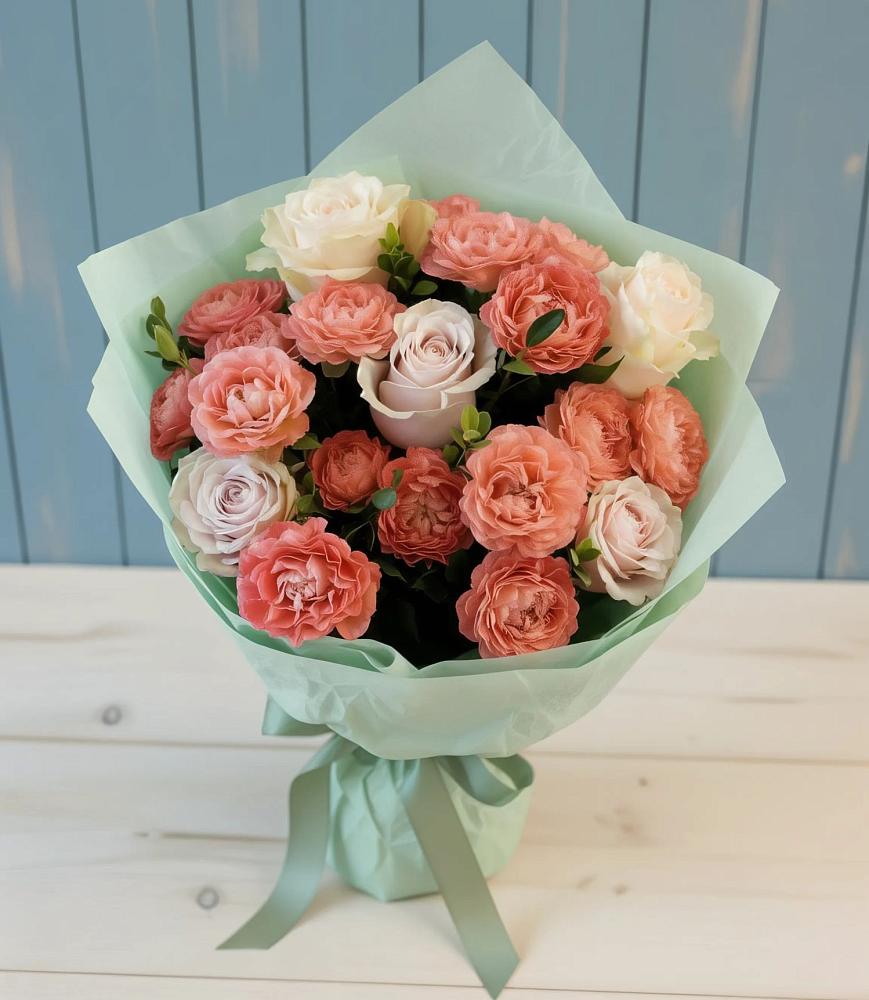 Букет цветов из: Розы в Ишне