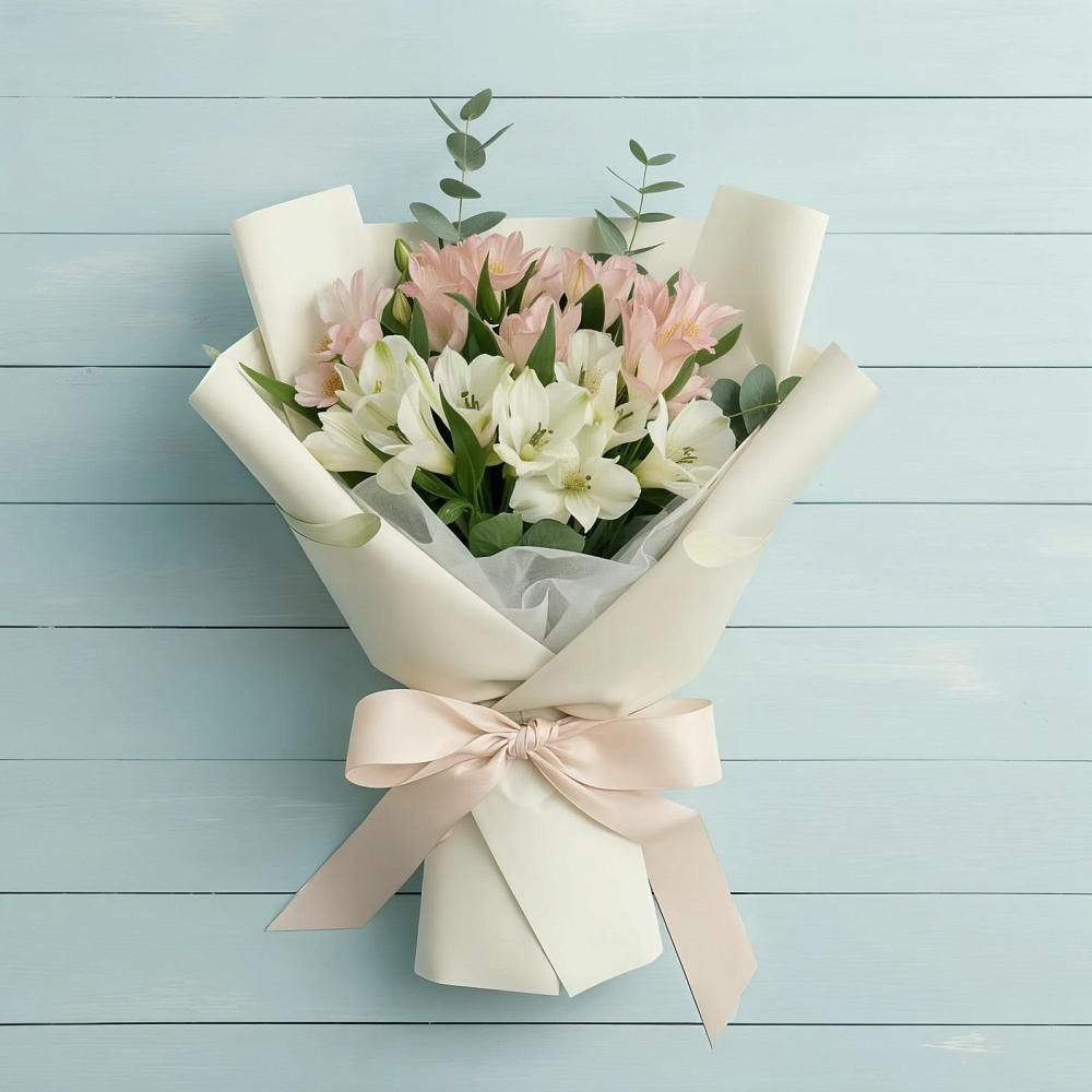 Букет цветов из: Альстромерии в Ишне